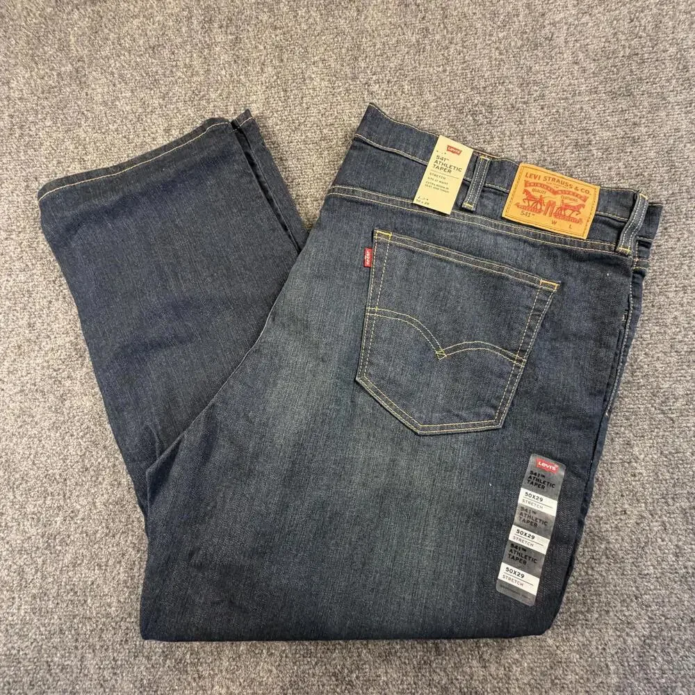 Levi's 541 Athletic Taper‎ Men's Jeans 50 x 29 #1178